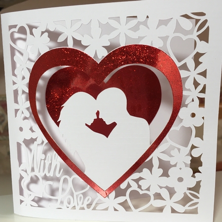 With Love Aperture Card by Jane Amber