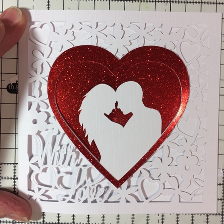 With Love Aperture Card by Jane Amber