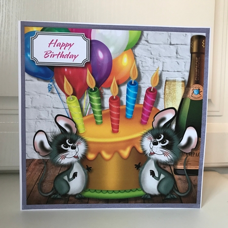 Celebrate colourful card  by Jane Amber