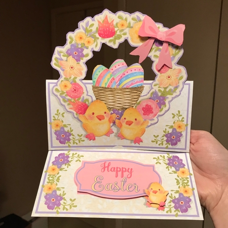 CIRCLET EASEL KIT - Easter Basket by Jane Amber