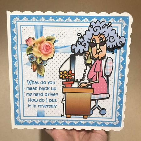8x8 Stella backs up her hard drive mini kit by Jane Amber