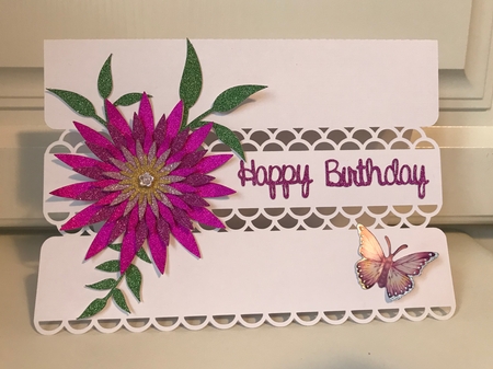 Layered Flower Card by Jane Amber