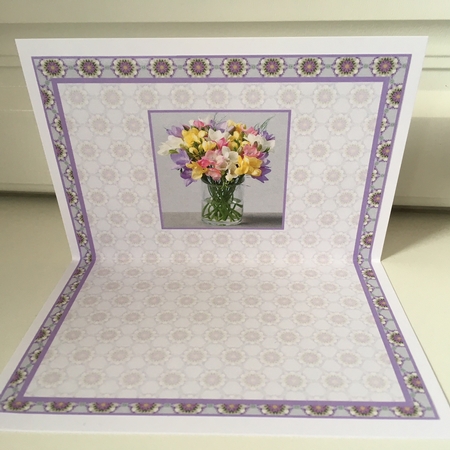  JJ FREESIA A6 TEA BAG CARD 1B INSERTS by Jane Amber