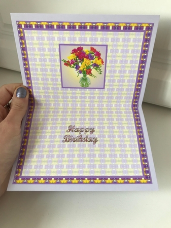  JJ FREESIA A6 TEA BAG CARD 2B INSERTS by Jane Amber