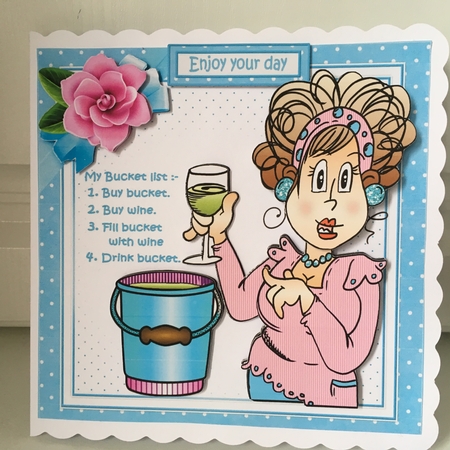 8x8 Sue and her bucket list mini9 kit by Jane Amber