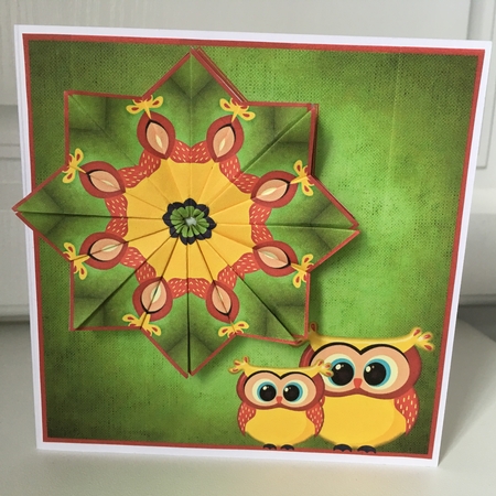 JJ OWL 2 5X5 TEA BAG CARD by Jane Amber
