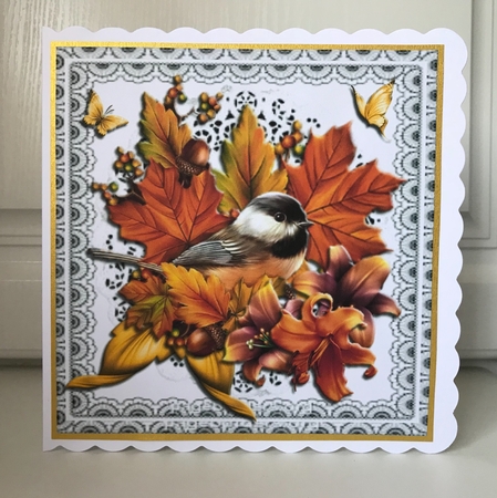 Autumn Colours And Little Bird Mini Kit 7x7 by Jane Amber