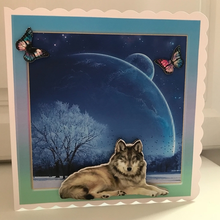 Cosmic Wolf mini kit by Jane Amber