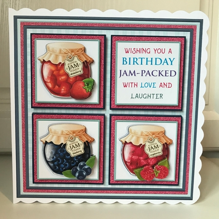 WELL PRESERVED JAM SQUARES 7.5 Quick Layer Card Ages & Insert Mini Kit  by Jane Amber