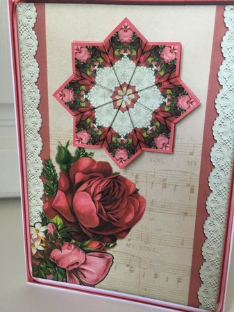 JJ ROSE 5X7 TEA BAG CARD by Jane Amber
