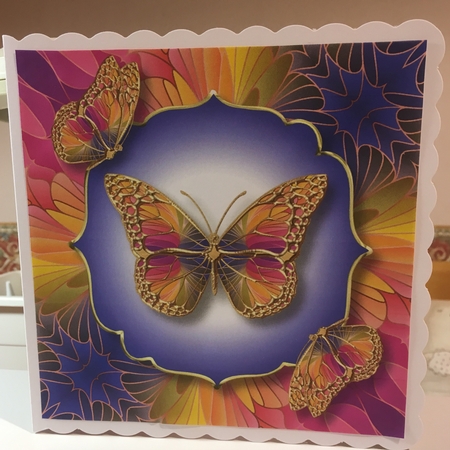 Art Nouveau Butterflies 2 by Jane Amber