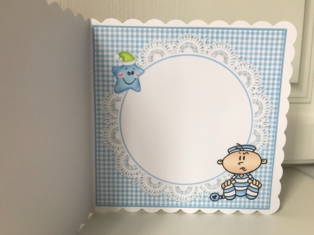 7x7 baby boy out at last mini kit by Jane Amber