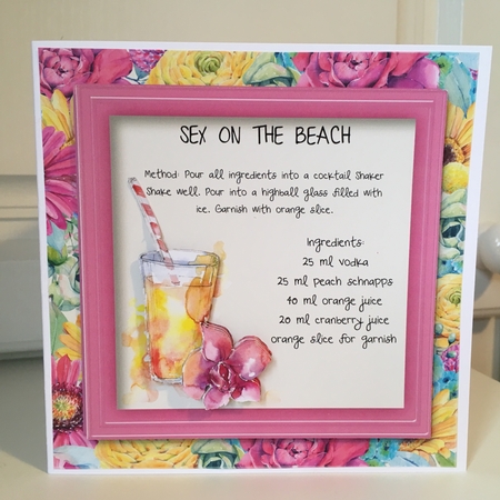 Party Cocktails - Sex On The Beach by Jane Amber