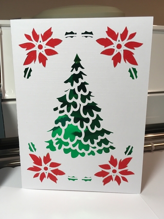 CHRISTMAS TREE FRAMED 6 by Jane Amber