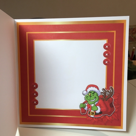 Simply Red Christmas Card 3 by Jane Amber