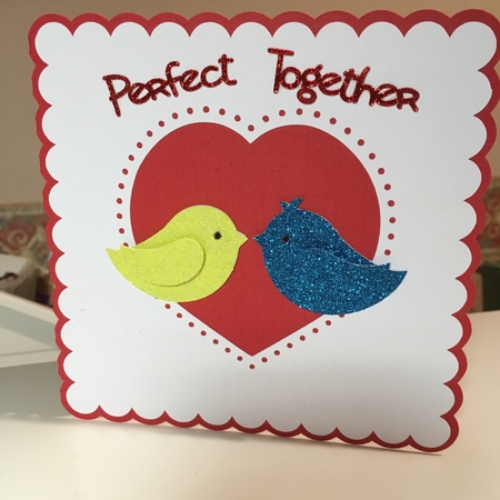 Love Birds Card by Jane Amber