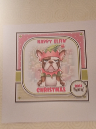 Elfin Christmas Dog Mini kit by Janene Francis