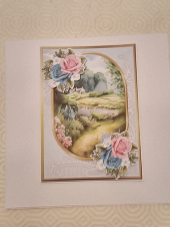 English Cottage & Roses A5 Mini Kit by Janene Francis