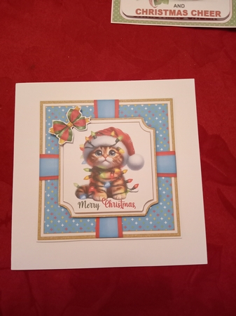 Christmas Kittens Card Front and Toppers Kit-1 Featured Gallery Photo
