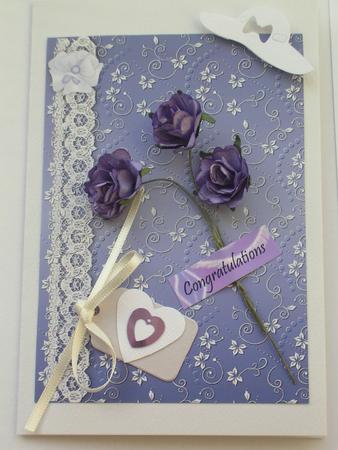 Floral Swirls N Lace Card Fronts 12 by Janet Broughton