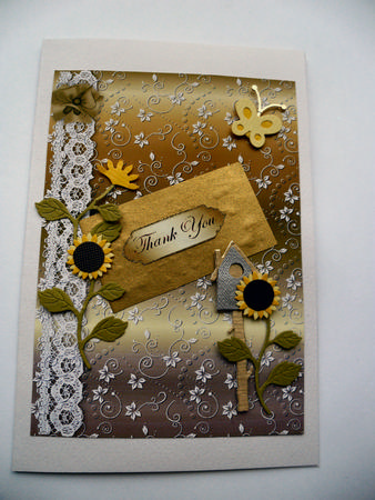 Floral Swirls N Lace Card Fronts 11 by Janet Broughton