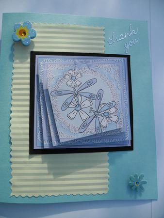 Dreamy Dragonflies Twisted Pyramage Sheet by Janet Broughton