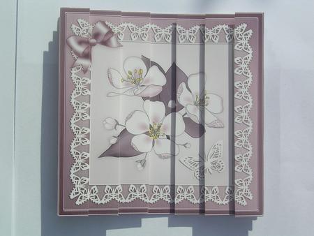 Apple Blossom Quick Card with Side Stacker Topper by Janet Broughton