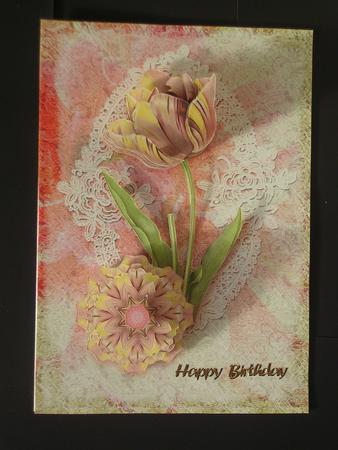 Vintage Floral 70 by Janet Broughton