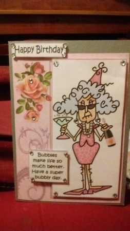 Stella Likes Her Bubbles Quick Card by Janet Flynn