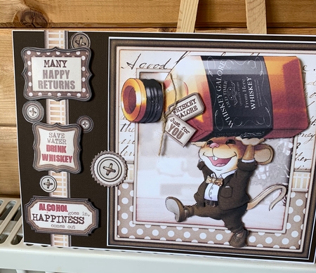 Whiskey Mouse 4 Sheet Mini Kit by Janet Holmes