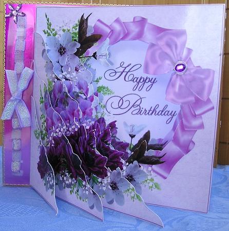 Flowers of Spring Side Stacker by Janet Horne