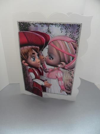 Romeo and Juliet A4 Card Front by Janet Horne