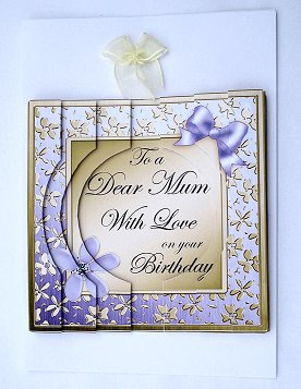 Floral Elegance Mum Birthday Circle Pyramage by Janet Maureen Harvey