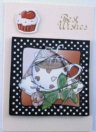 Coffee Time - Twisted Tunnel Topper by Janet Maureen Harvey