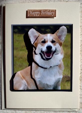 Corgi 3D Decoupage by Janet Maureen Harvey