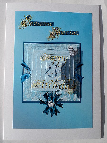 21st in Blue by Janet Maureen Harvey