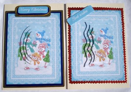 Snowmen Family by Janet Maureen Harvey