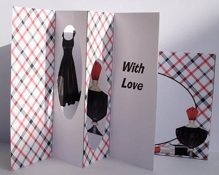 Little Black Dress Internal Window Card Kit by Janet Maureen Harvey
