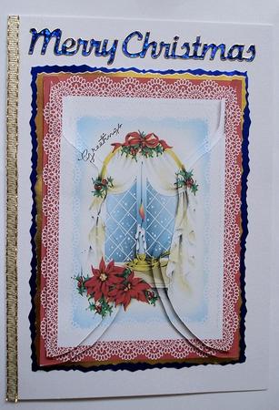 Lighting the Window for Christmas by Janet Maureen Harvey