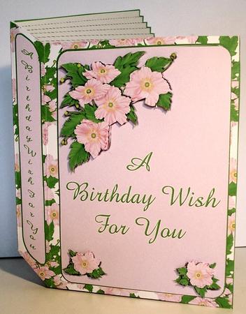 Birthday Wish 2 Faux Book Card Kit - Keepsake by Janet Maureen Harvey