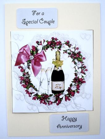 Captions - Wedding/anniversary - Black on Silver by Janet Maureen Harvey