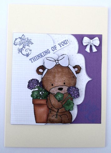 Cute Bear by Janet Maureen Harvey