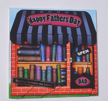 The Little Book Shop Fathers Day Fan Pyramage by Janet Maureen Harvey