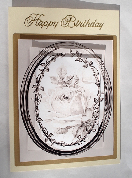 Subtle in Sepia for All Occasions Add Your Own Greeting by Janet Maureen Harvey