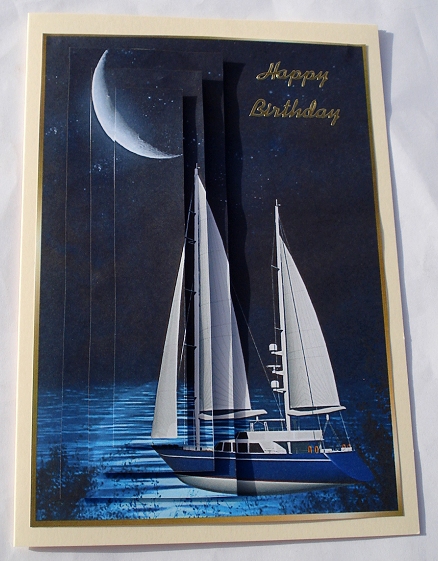 Moonlight Yacht by Janet Maureen Harvey