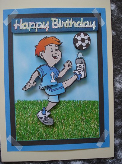 Number 1 Footballer by Janet Maureen Harvey