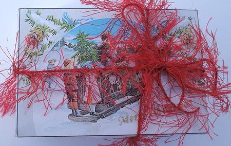 Christmas Gift Box by Janet Maureen Harvey