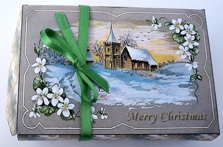 Christmas Gift Box by Janet Maureen Harvey