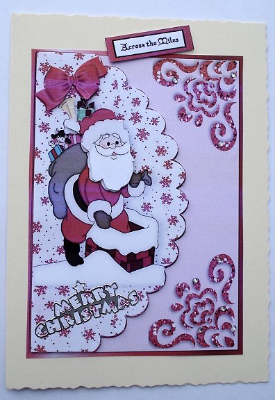 Across the Miles, Santa Down the Chimney by Janet Maureen Harvey