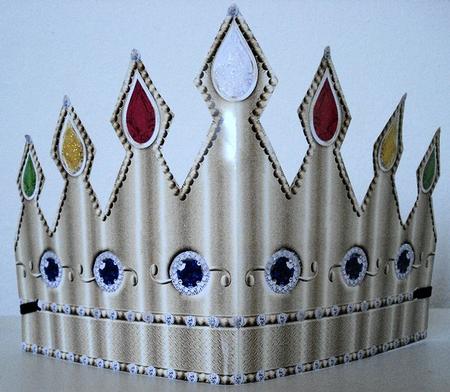 King Crown Card/hat by Janet Maureen Harvey